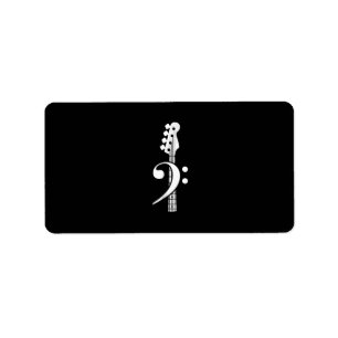 Étiquette Basse Guitare Lecteur - Basse Guitare Musicien