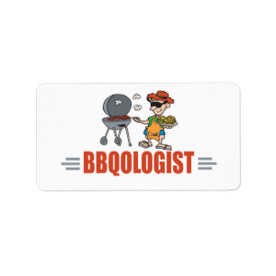 Étiquette BBQ amusant