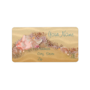 Étiquette Beach Wedding Sandy Shore