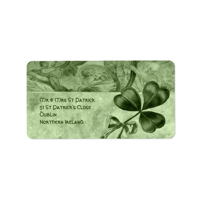 Étiquette Beau Shamrock (Devant)