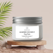 Beurre corporel minimaliste Produits de logo cosmé