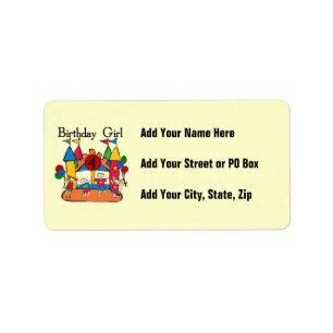 Étiquette Big Bounce Girl 4th Birthday T-shirts et cadeaux