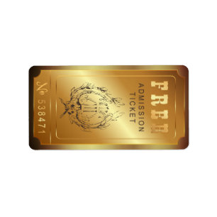 Étiquette Billet gratuit Admettre une fête d'anniversaire Vi