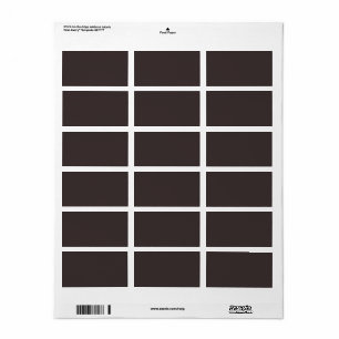 Étiquette Black coffee (solid color)