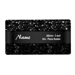 Étiquette Bling en cristal Strass