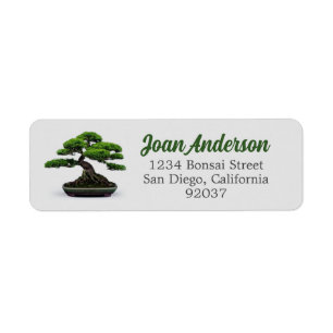 Étiquette Bonsai