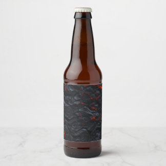 étiquette bouteille de lave