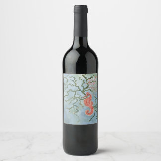 étiquette bouteille de vin
