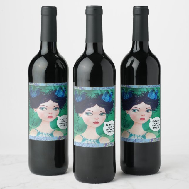 Étiquette bouteille de vin (Bouteilles)