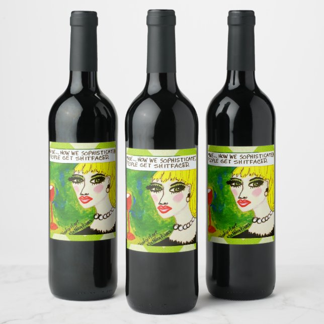 Étiquette bouteille de vin (Bouteilles)