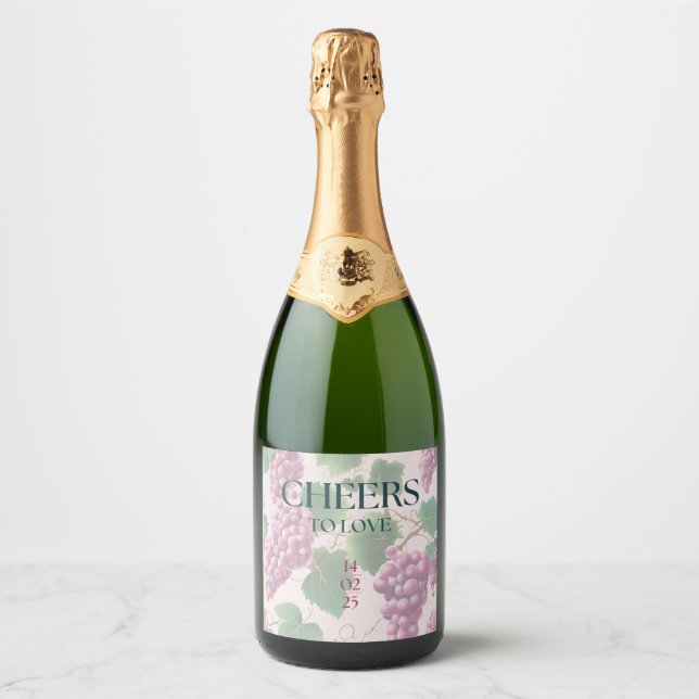 Étiquette bouteille de vin (Devant)