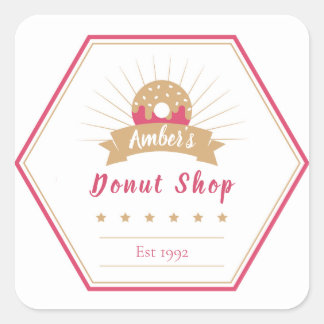 Étiquette Boutique Donut