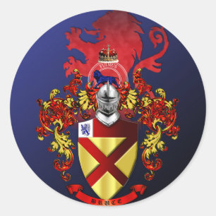 Étiquette Bruce Coat of Arms