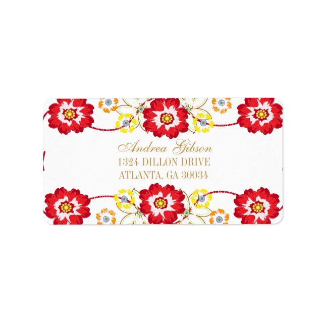 Étiquette Cabane tropicale (Devant)