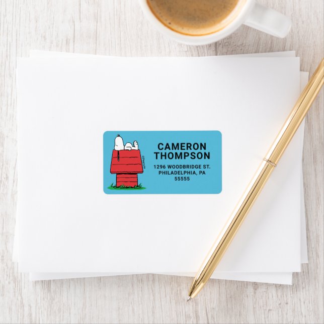 Étiquette cacahuètes | Snoopy Napping (En situation)