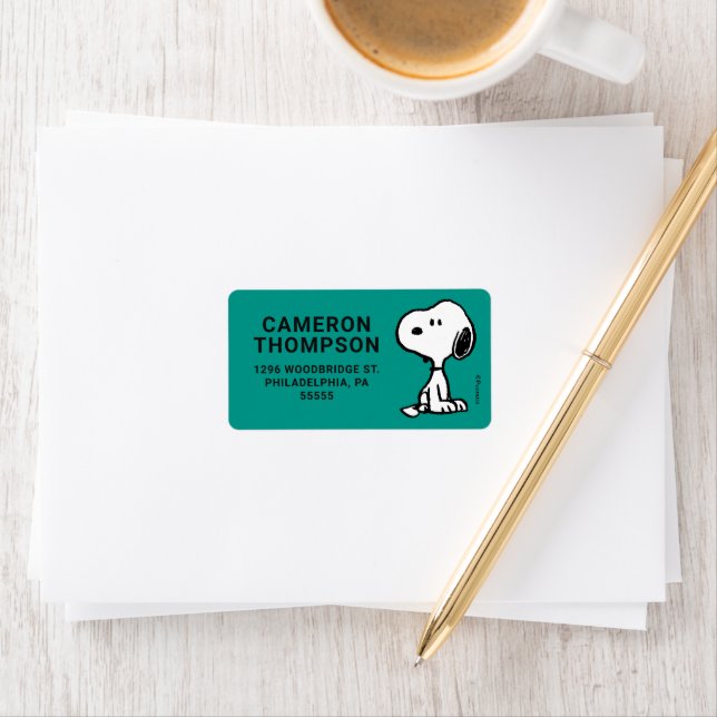 Étiquette cacahuètes | Tournages de snoopy (En situation)