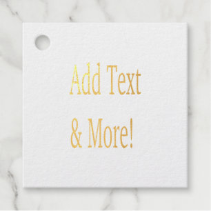 Étiquette-cadeau Ajouter du texte et plus ! Customisez votre propre