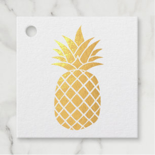 Étiquette-cadeau Ananas