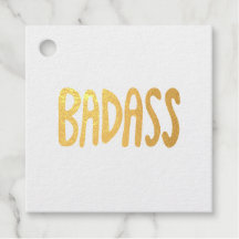 BADASS Lettrage Amusant Coloré