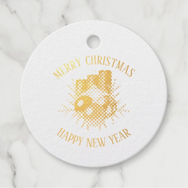 Étiquette-cadeau Baies Et Bougies Holly (Devant)