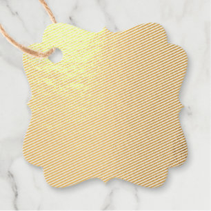 Étiquette-cadeau Balise Foil Favor
