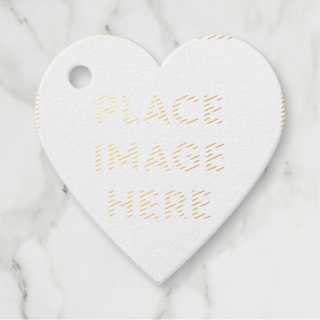 Étiquette-cadeau Balises de préférence pour le coeur (Devant)