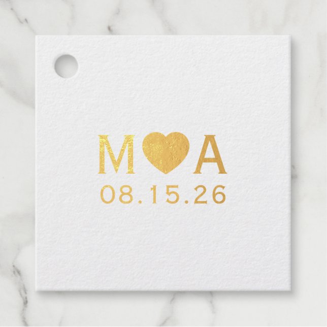 Étiquette-cadeau Chevaux Spéciaux Mariage Nature (Devant)