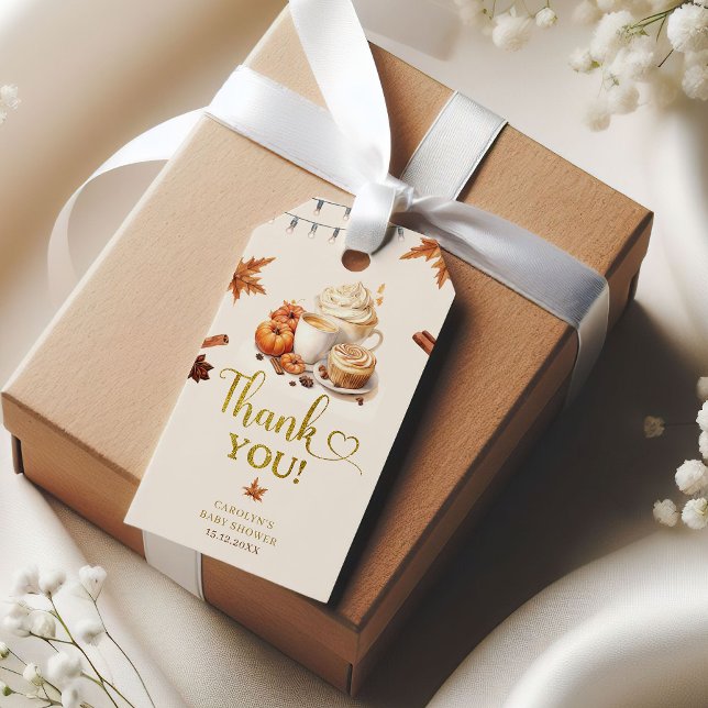 Étiquette cadeau Citrouille d'automne (Créateur téléchargé)