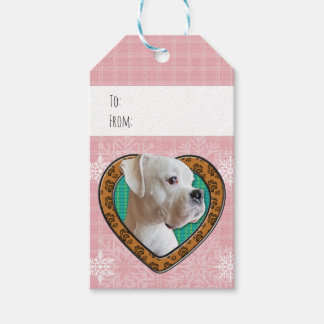 Étiquette cadeau Coeur d'une boîte