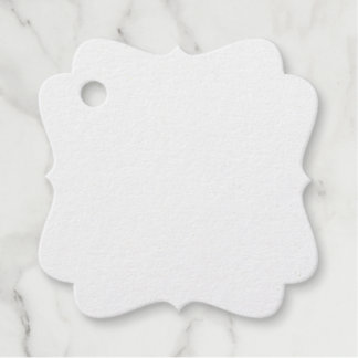 Étiquette-cadeau Créez votre propre personnalisation blanche