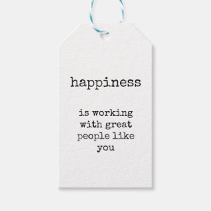 Étiquette Cadeau d'appréciation de l'employé, de l