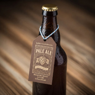 Étiquette Cadeau de Bière Pale Ale Vintage Personn