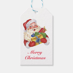 Étiquette cadeau de cadeaux de Noël à Père Noël vi