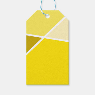 Étiquette cadeau de la collection de couleurs Yell