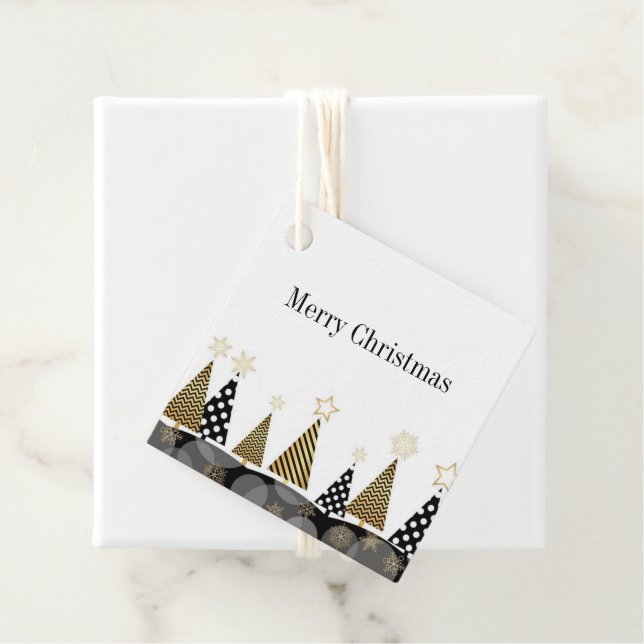 Étiquette cadeau de Noël (En situation)