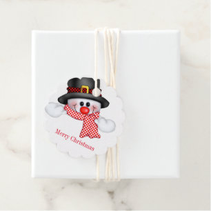 Étiquette cadeau de Noël
