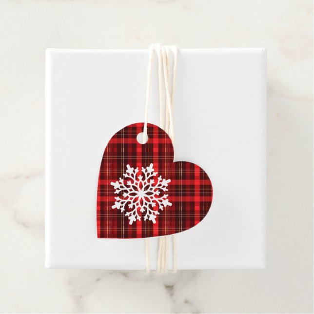Étiquette cadeau de Noël (En situation)