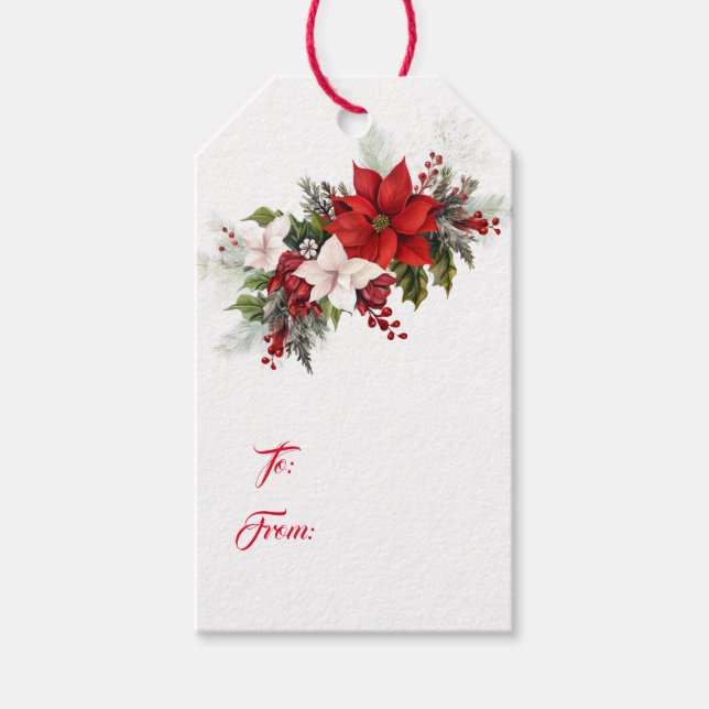Étiquette cadeau de Noël (Devant)
