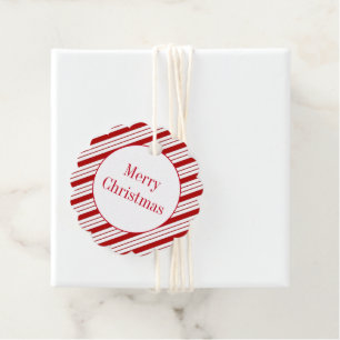 Étiquette cadeau de Noël