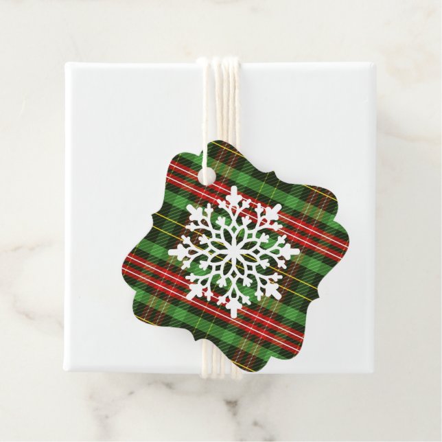 Étiquette cadeau de Noël (En situation)