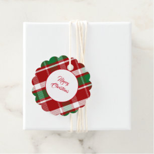 Étiquette cadeau de Noël