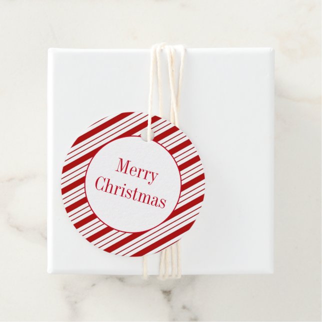 Étiquette cadeau de Noël (En situation)