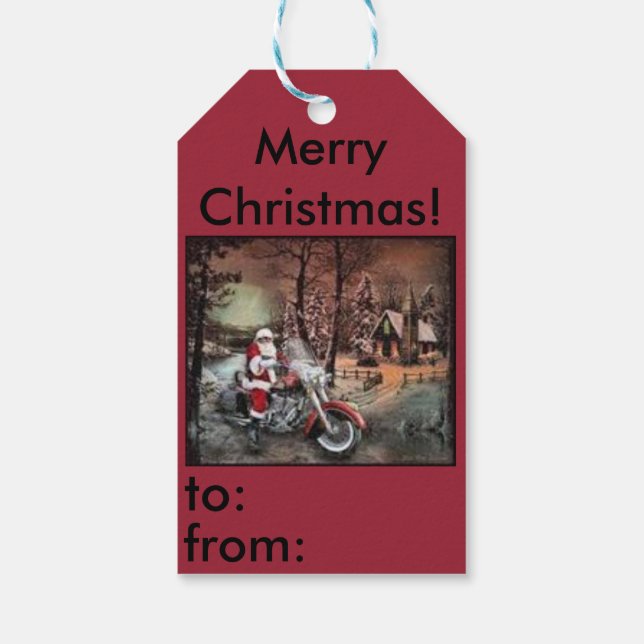 étiquette cadeau de Noël (Dos)