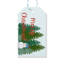 Étiquette cadeau de Noël