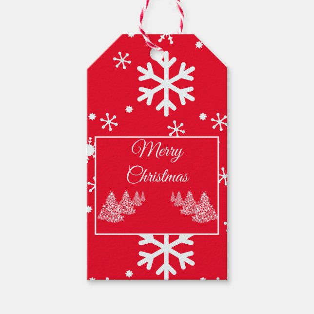 étiquette cadeau de Noël (Devant)