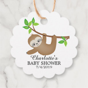 Étiquette cadeau de préférence pour le Baby shower