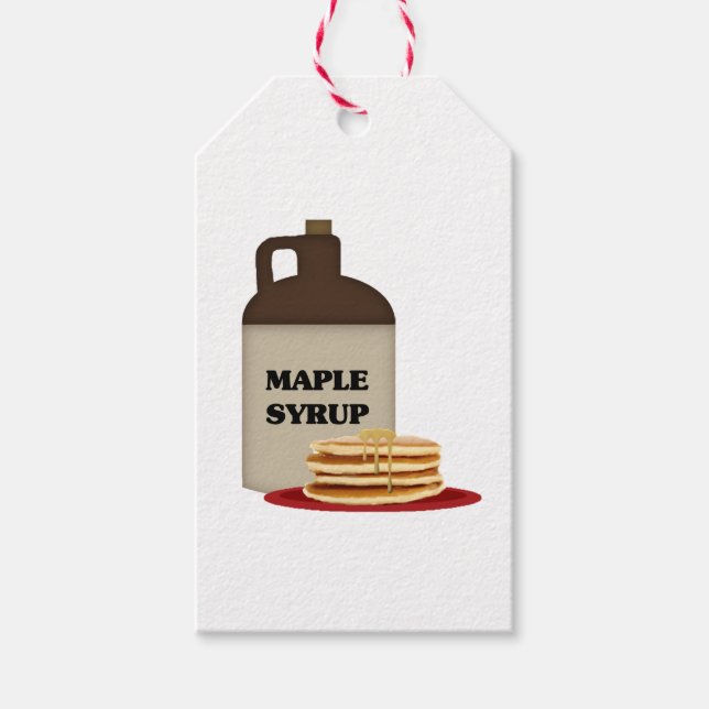 Étiquette cadeau de sirop d'érable (Devant)