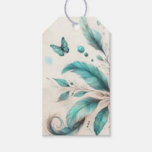 Étiquette Cadeau d'Éphémères à l'Aquarelle