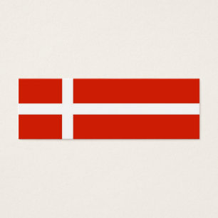 Étiquette cadeau drapeau danois
