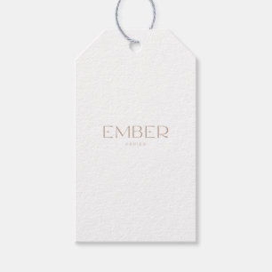 Étiquette cadeau Ember Papier 2x3.5 Téléchargez vo
